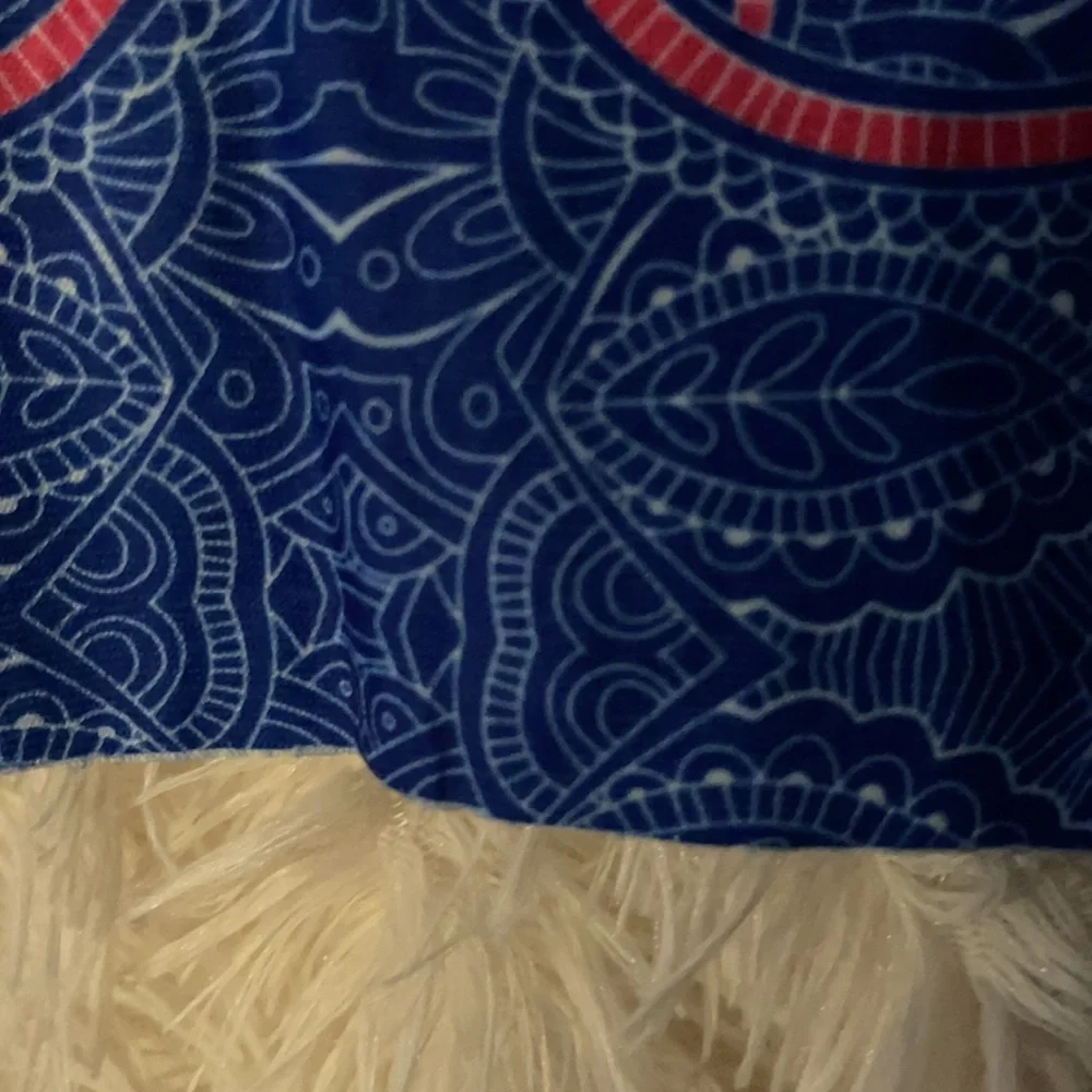 2/$10 New long blue/pink design neck gaiter